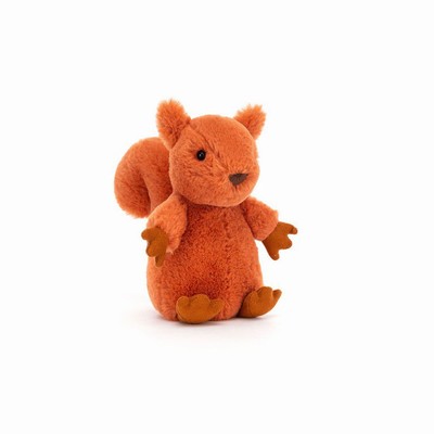 Jellycat Nippit Squirrel Australia | 819273UBF